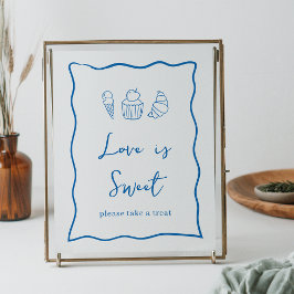 Dolce Vita Italienska Möhippan Sweet Treats Sign Poster