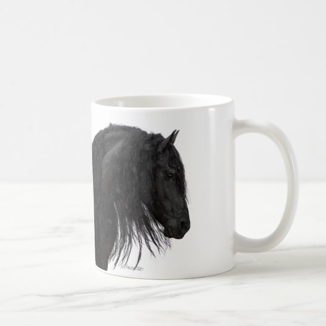 Dolci Vita Friesian Stallion Kaffemugg (Höger)