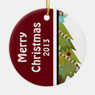 Dold Anpassningsbar Photo Julgran Ornament