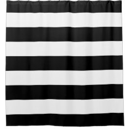 Dold Black and White Rand Shower Curtain