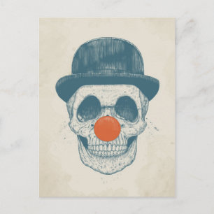 Dold clown vykort