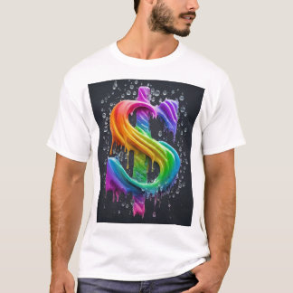 "Dold Dollar Symbol - Embrace Financial Flair" T Shirt