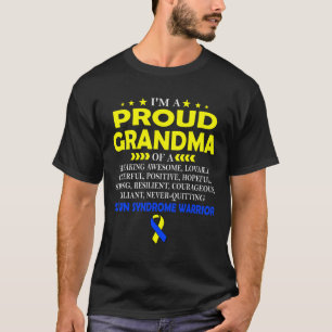 Dold Grandma of Down Syndrome Warrior T. T Shirt