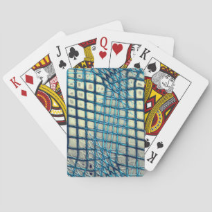 Dold grått-cyan liknande fisknät casinokort