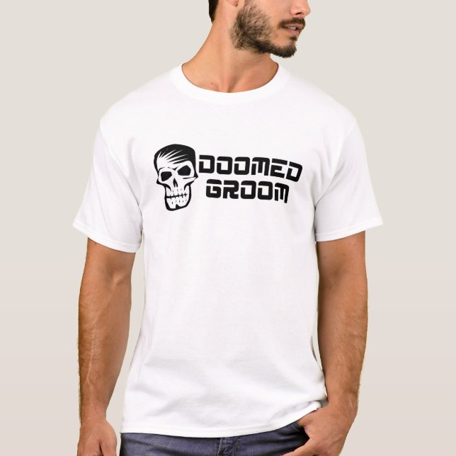 Dold Groom Black and White Tee Shirt (Framsida)
