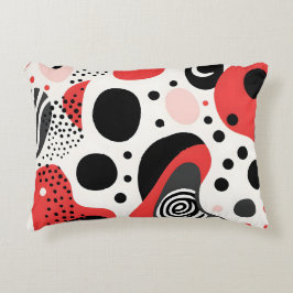 Dold och Abstrakt med dekorfärg Prydnadskudde