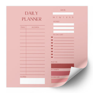 Dold och Rosa - daglig programplanering - Att göra Anteckningsblock