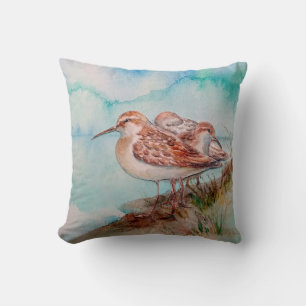 Dold, Sandpiper Shore Beach Bird Art Kudde
