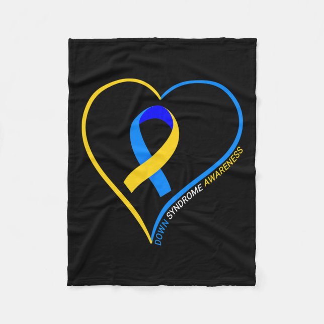 Dold Syndrome Awareness - World Down Syndrome Day Fleecefilt (Framsidan)