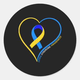 Dold Syndrome Awareness - World Down Syndrome Day Runt Klistermärke