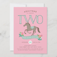 Dold-up för Roligt 2:a födelsedagsinbjudan