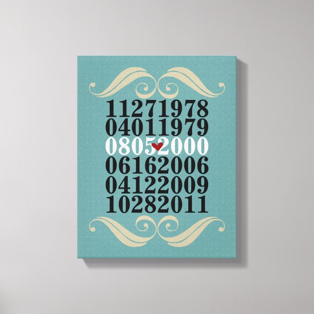 Dold Wall Art - 3 barn - Wrapped Canvas (Framsida)