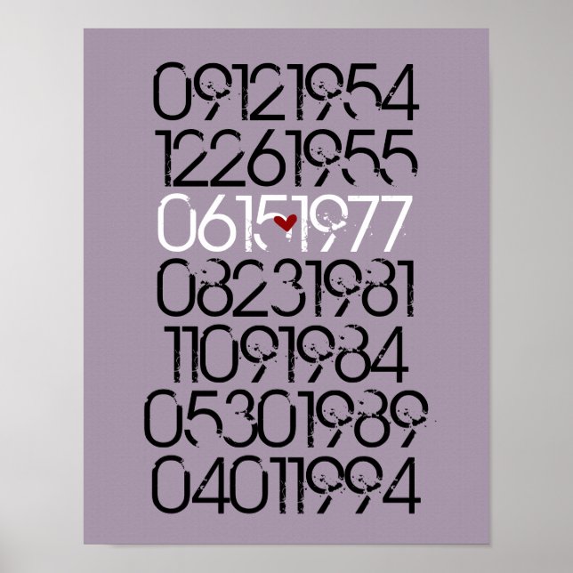 Dold Wall Art - Distress Stil - 4 barn Poster (Framsidan)