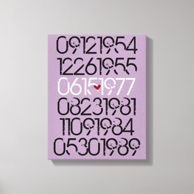 Dold Wall Art - Distress Stil - Wrapped Canvas (Framsida)