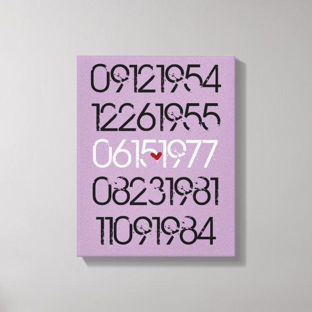 Dold Wall Art - Distress Stil - Wrapped Canvas (Framsida)