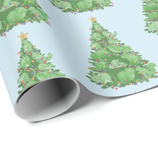 Dolda Gnagare Holiday Papper Presentpapper (Rullad Hörn)