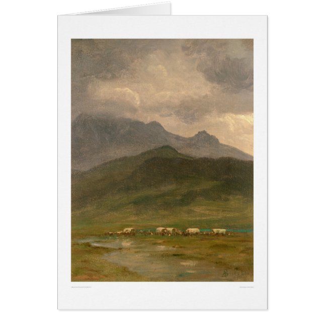 Dolda vagnar vid Bierstadt (0101A) Hälsningskort (Framsidan)