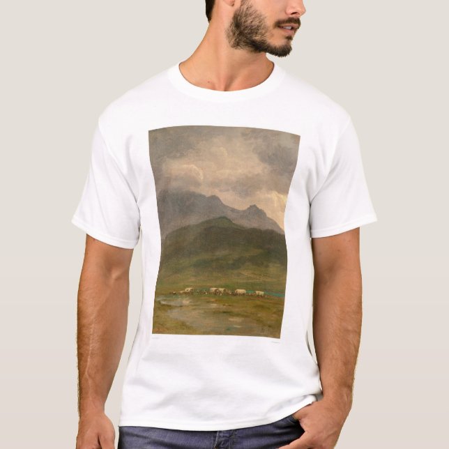 Dolda vagnar vid Bierstadt (0101A) Tee Shirt (Framsida)
