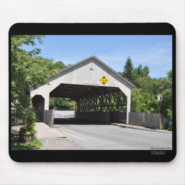 Doldt överbrygga den Quechee klyftan, Vermont - Musmatta (Framsidan)