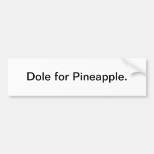 Dole för ananas - bildekal