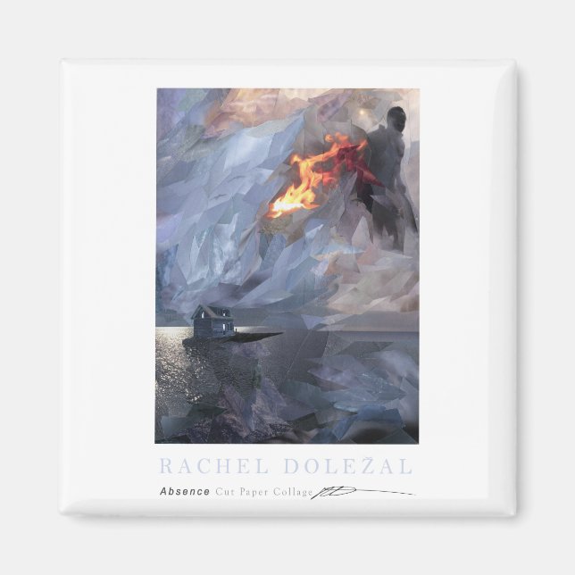 Dolezal Art Products: Frånvaro Magnet (Framsidan)