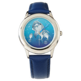 DOLFIN. CUTE DOLPHINS ILLUSTRATION ARMBANDSUR