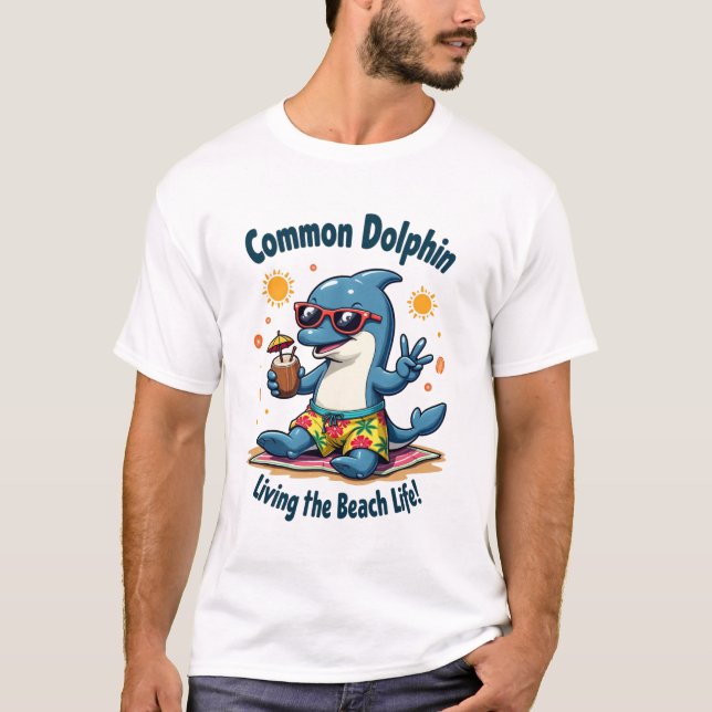 Dolfin: Den intelligenta havsödern T Shirt (Framsida)