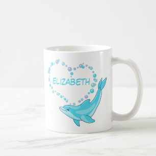 Dolfin Hjärtans Personlig Kaffemugg