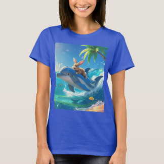 Dolfin med kanin t shirt