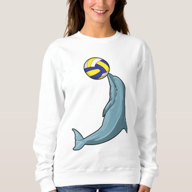 Dolfin med Volleyball T Shirt (Framsida)