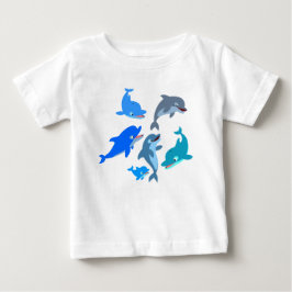 Dolfin-Pod för utspädning av Tecknad T Shirt