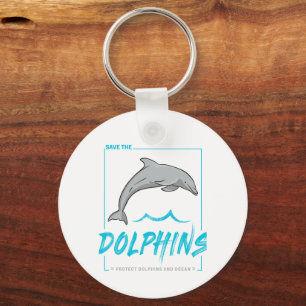 Dolfin skyddar Porpos och Oceanens Vintage Nyckelring