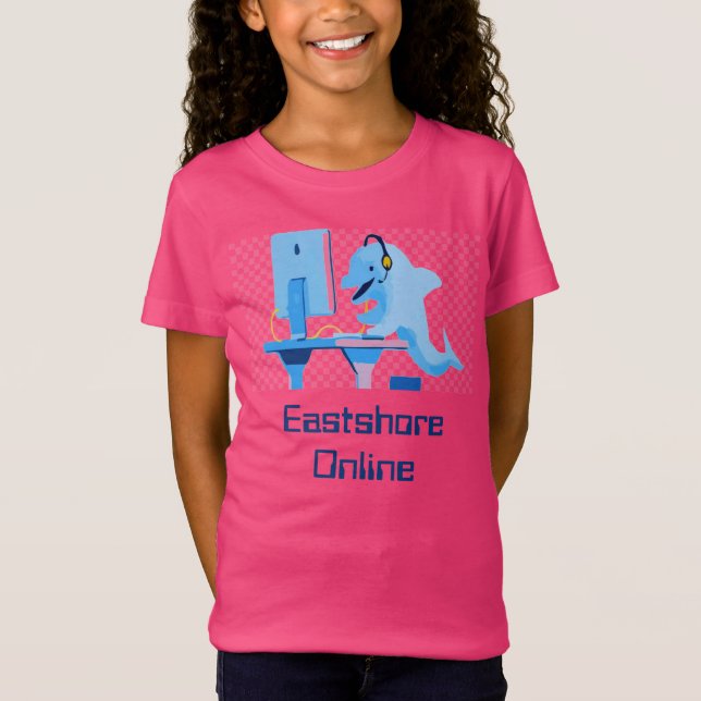 Dolfin T-Shirt (flickors Shock rosa) (Framsida)
