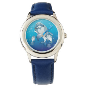 DOLFIN. TULLDOLFINILLUSTRERING ARMBANDSUR