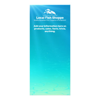 Dolfin, vattenlevande fisk Shop Reklamkort