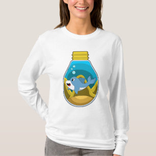 Dolfin vid Swimming i Aquarium T Shirt