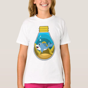 Dolfin vid Swimming i Aquarium T Shirt