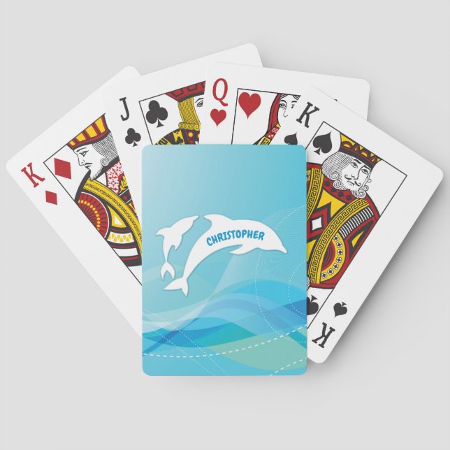 Dolfinbly i Oceanens Personlig Casinokort (Baksidan)