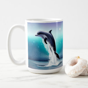 Dolfinjumpning i Mugg vid havet
