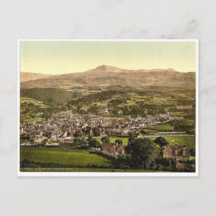 Dolgelly och Cader Idris (dvs. Dolgellau och Cadai Vykort