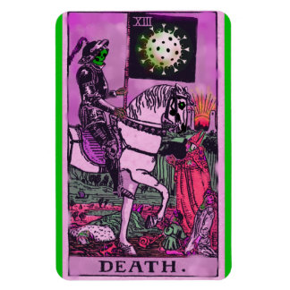 Dölj Coronavirus Tarot Card Magnet