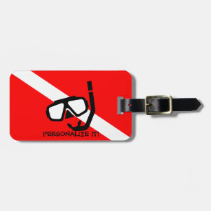 Dölj mask med flagga bagagebricka