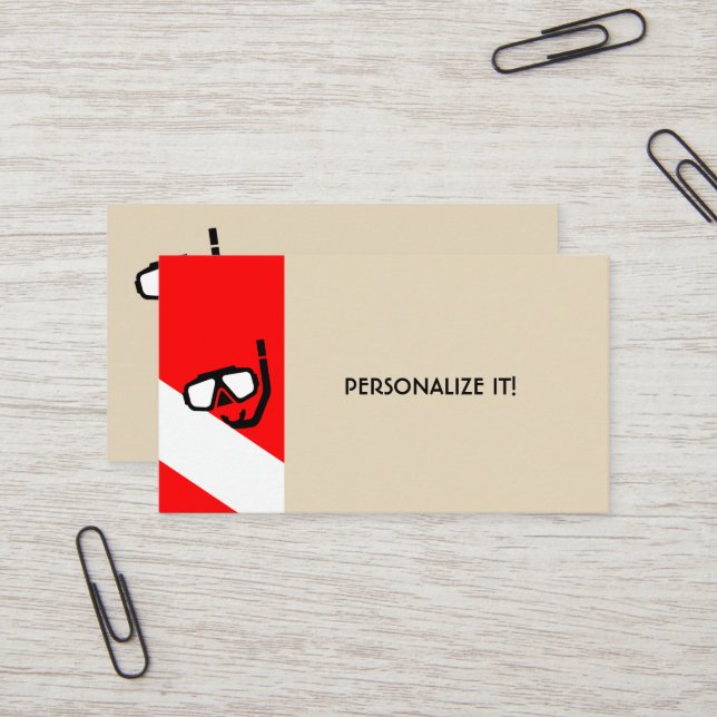 Dölj mask med flagga visitkort (Fram/Back In Situ)