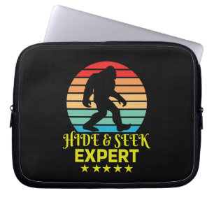 Dölj Och Sök Expert Bigfoot Rolig Laptop Fodral