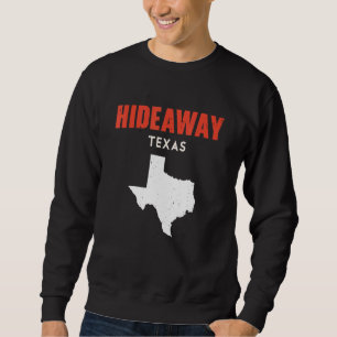 Dölj Texas USA Stat Amerika Resa Texas Lång Ärmad Tröja