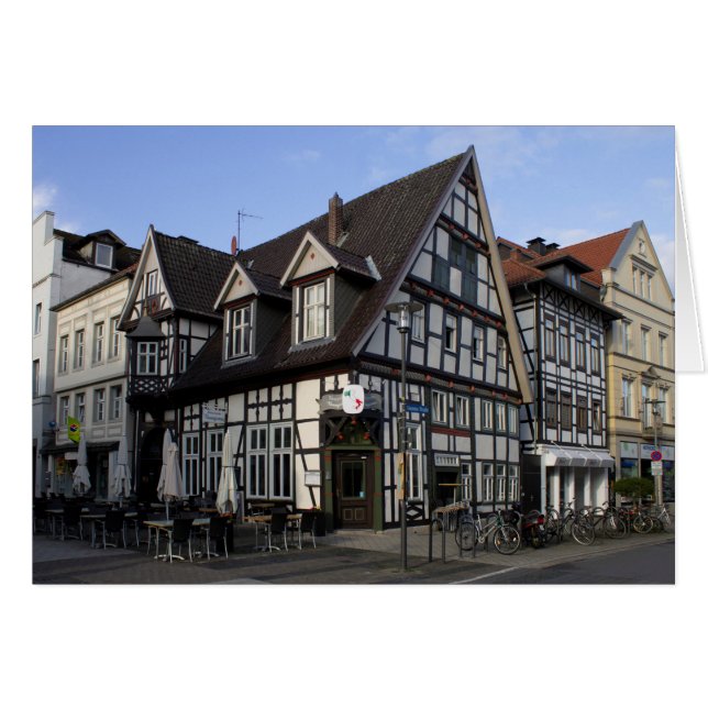 Dölj Tysklant Hälsningskort (Framsidan Horizontal)