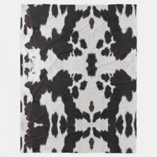 dölja svart vitt fleecefilt