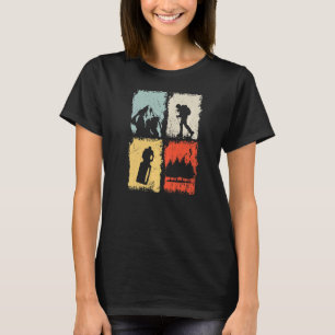 Dölja Vintage Hiker utomhus T Shirt