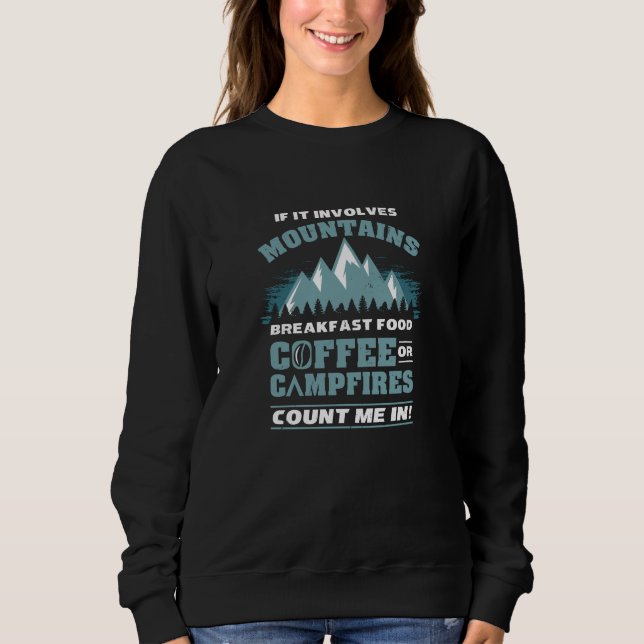 Döljande campingkaffe t shirt (Framsida)