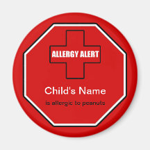 Döljer Allergy Medical Allergic Alert Magnet
